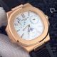 New Copy Patek Philippe Nautilus Power Reserve Rose Gold White Watches (7)_th.jpg